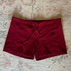 Vintage Red Lululemon shorts